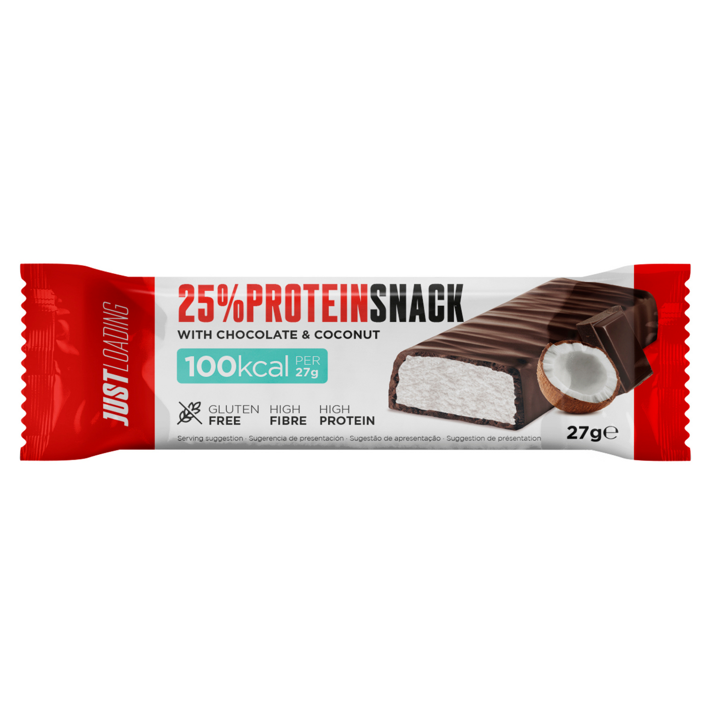 NutriExperience 25% Protein Snacks with Chocolate and Coconut - (27g)