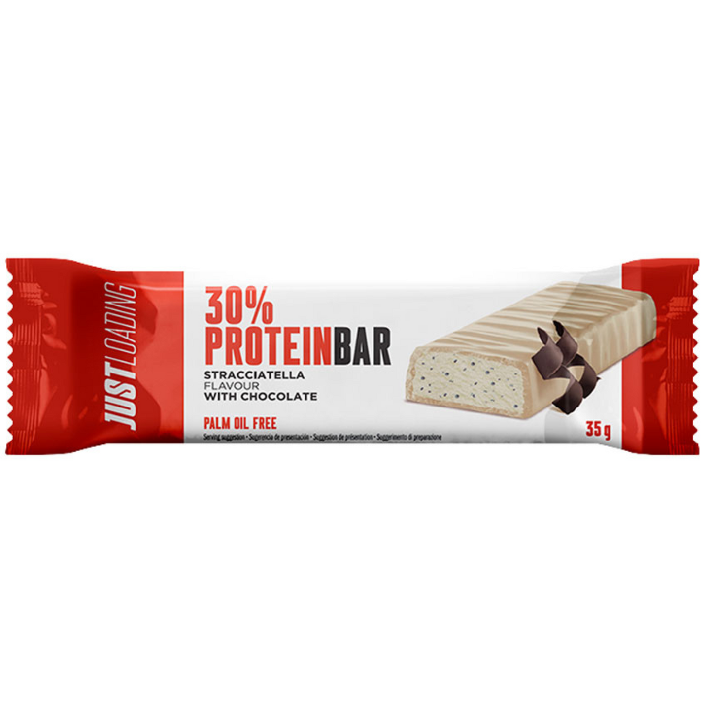 Nutriexperience 30% Protein Bar - Stracciatella Flavor with Chocolate (35g)
