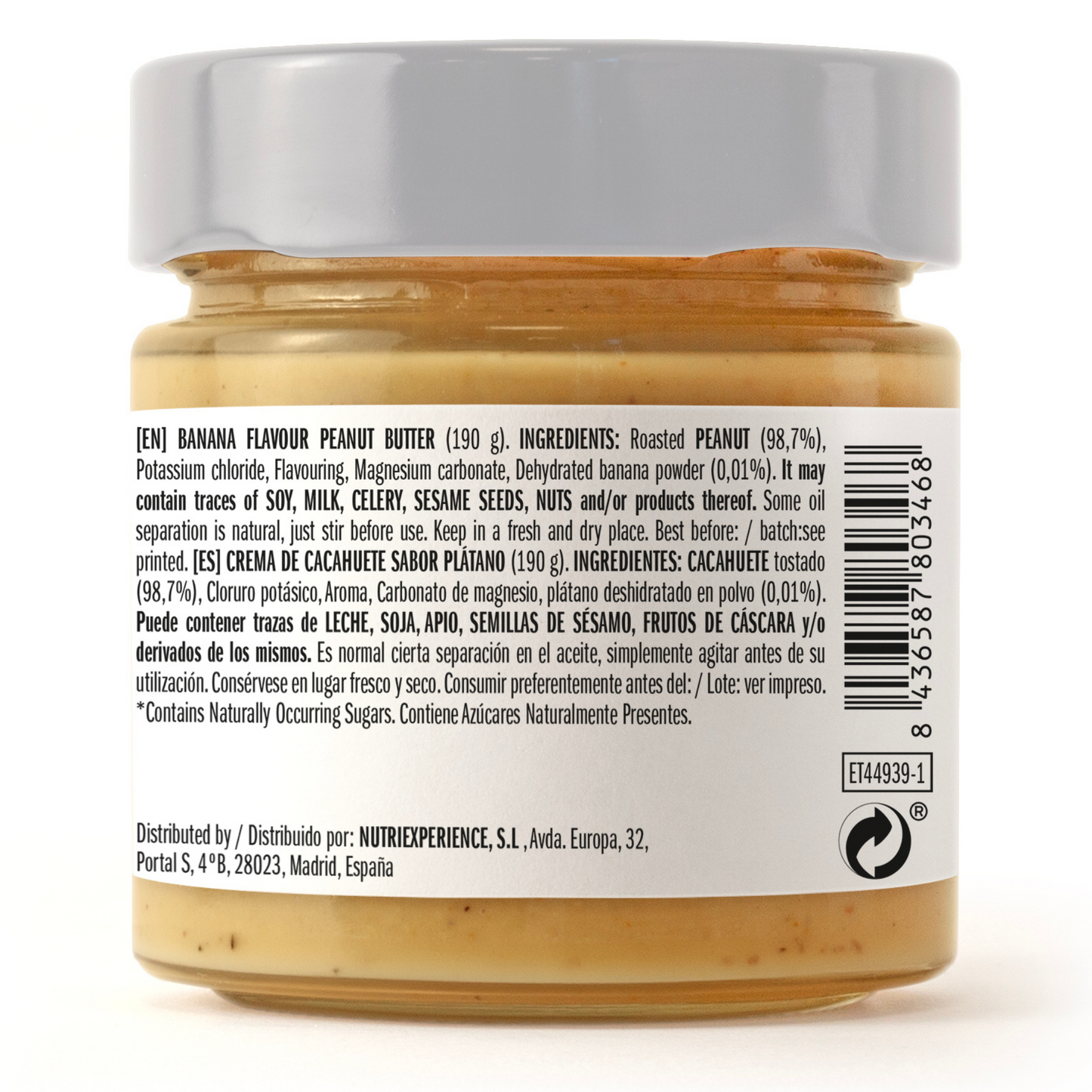 Nutriexperience Peanut Butter - 28% Protein (190g)
