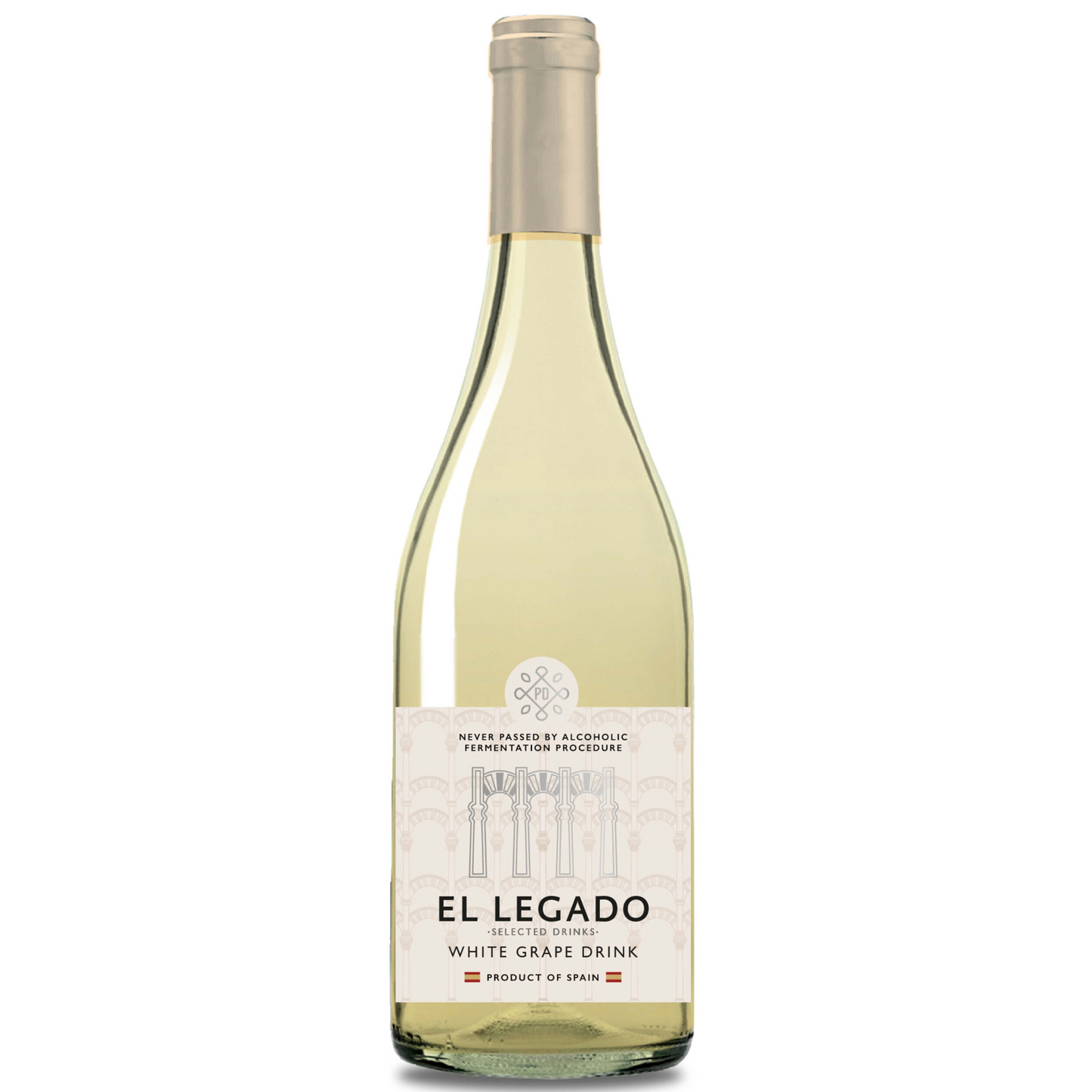 Non-Alcoholic - EL LEGADO White Grape Drink 0.0% - 75cl