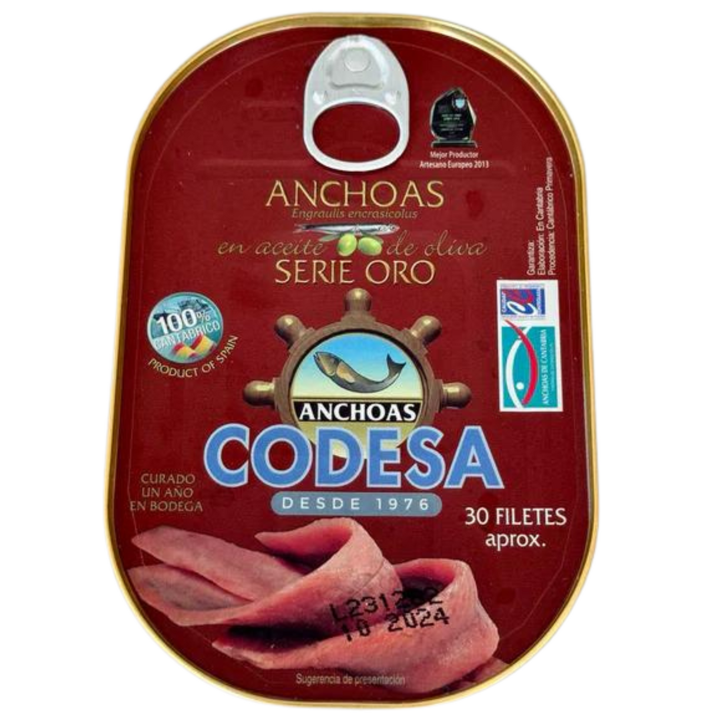 CODESA Cured Anchovies Golden Serie (115g)