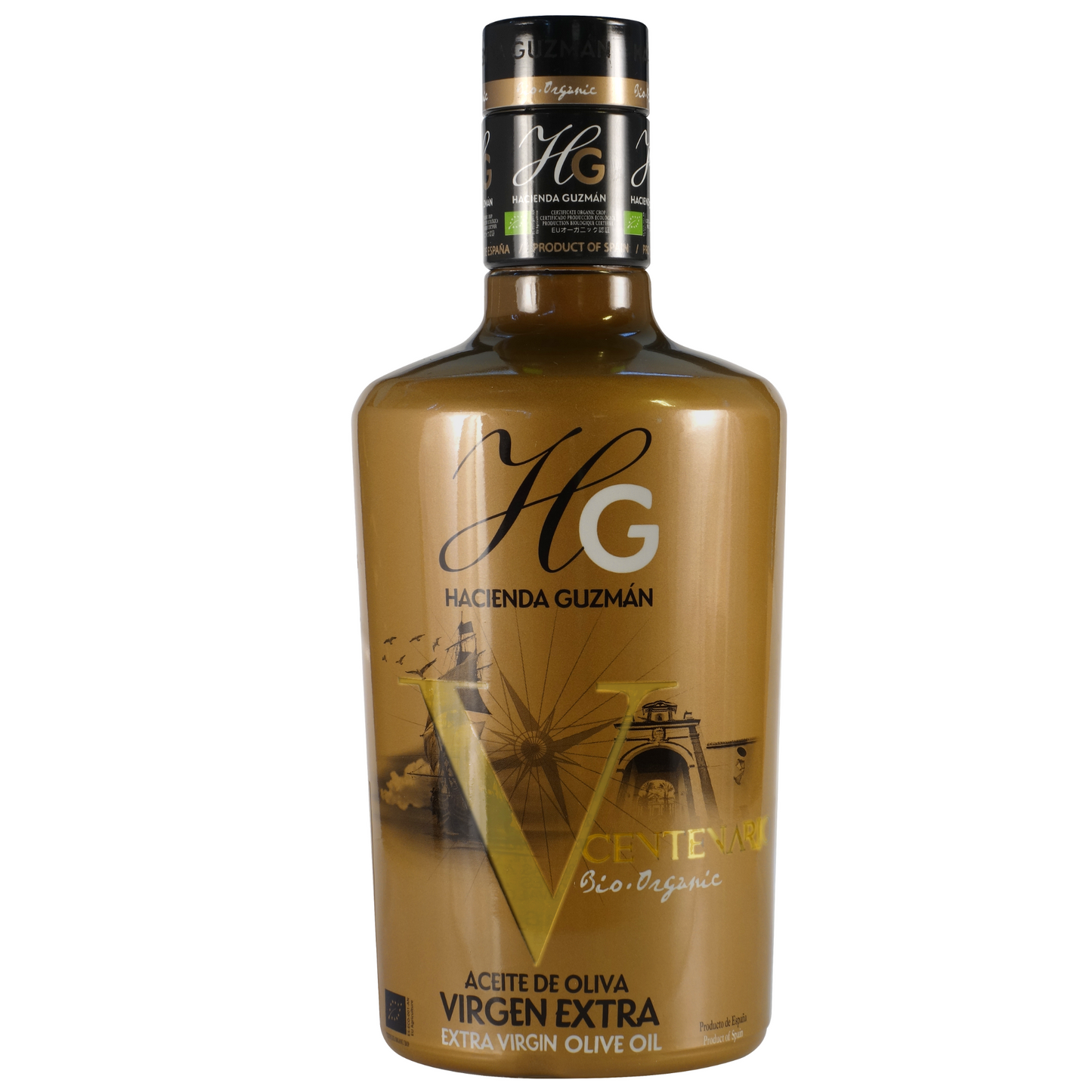 Olive Oil - Hacienda Guzman Organic Extra Virgin Olive Oil - V Centenario - 500ml