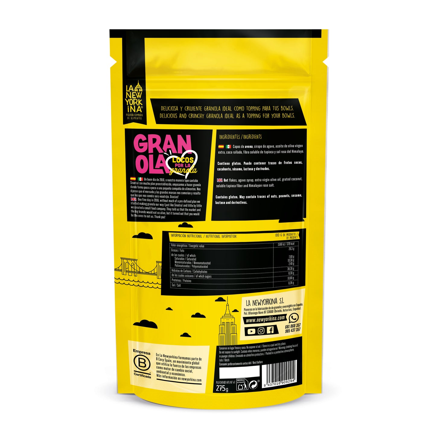 Granola Bowl Lovers - LA NEWYORKINA-275g