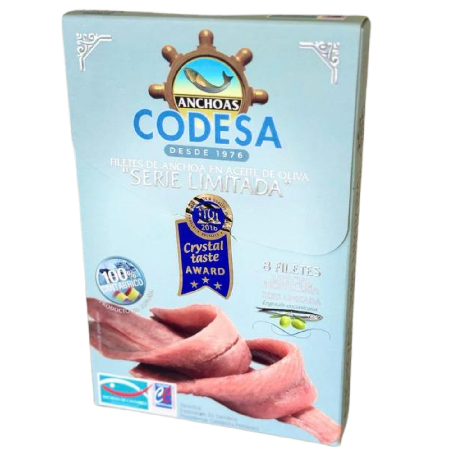 CODESA Anchovies in Olive Oil -8 FILLETS (115g)