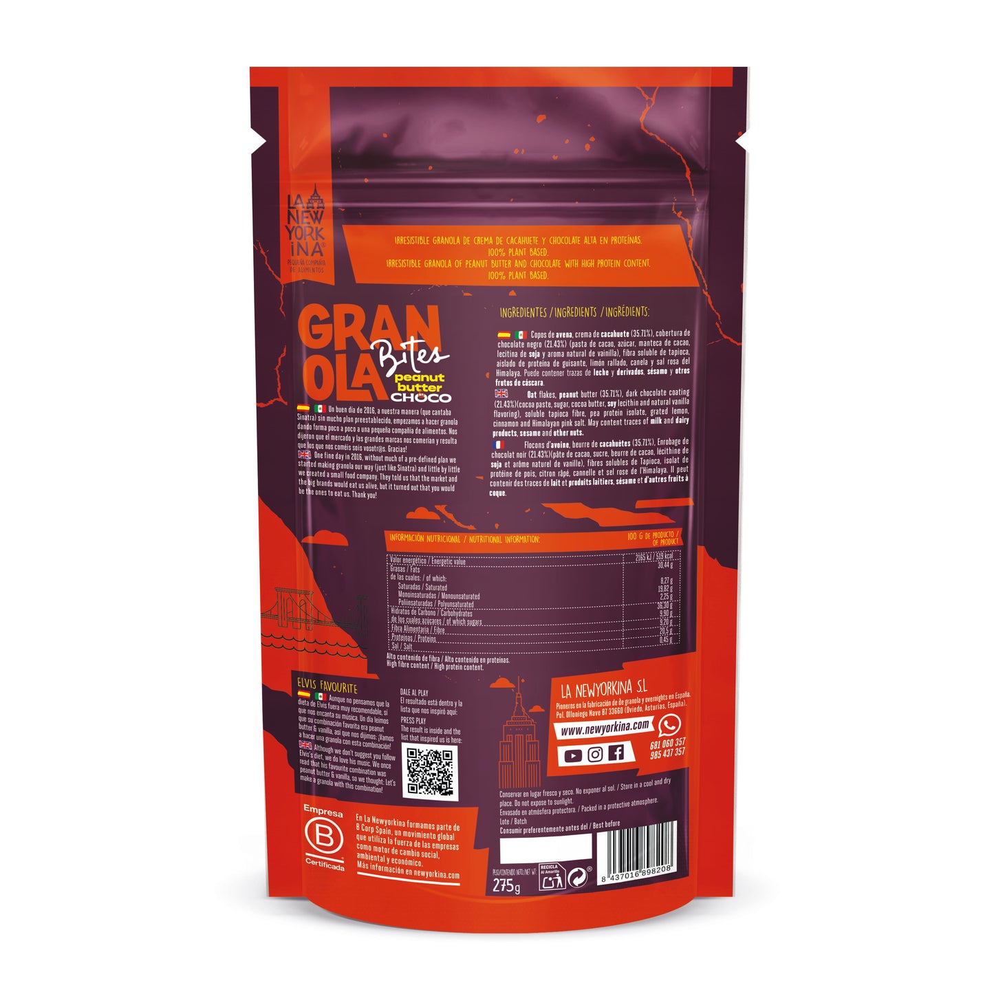 Granola Original- LA NEWYORKINA - 275g