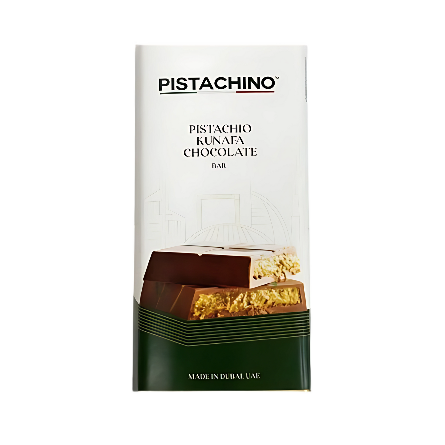 Pistachino Kunafa Chocolate Bar - 195g
