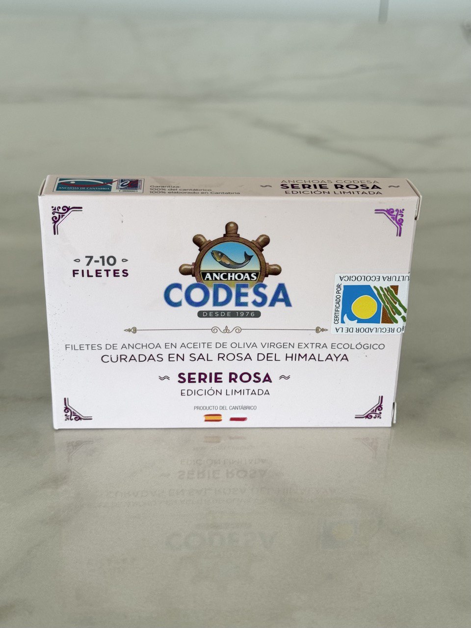CODESA Organic Anchovies in Extra Virgin Olive Oil (55g)