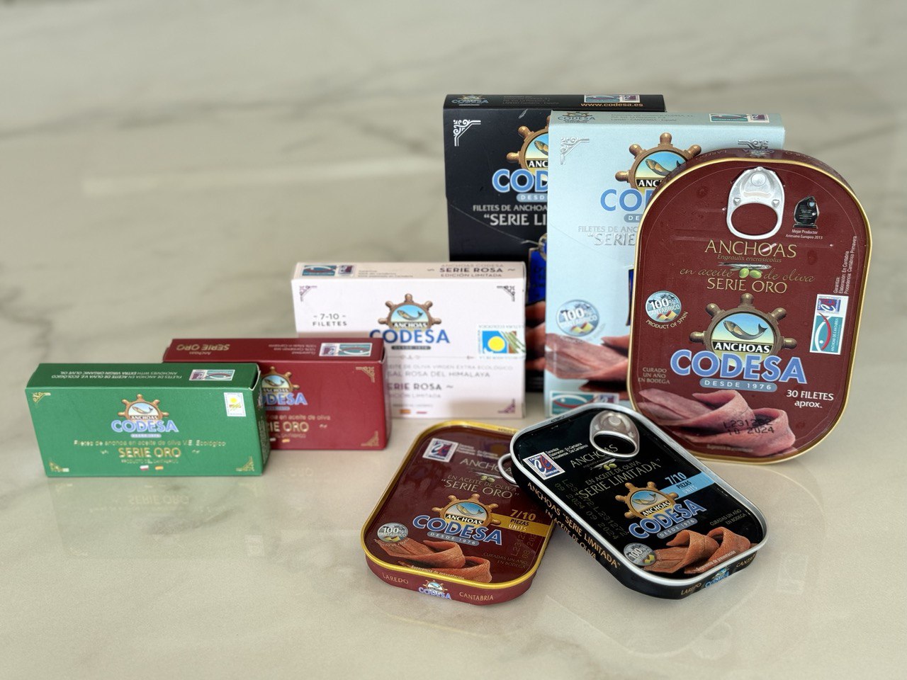 CODESA Organic Anchovies in Extra Virgin Olive Oil (55g)