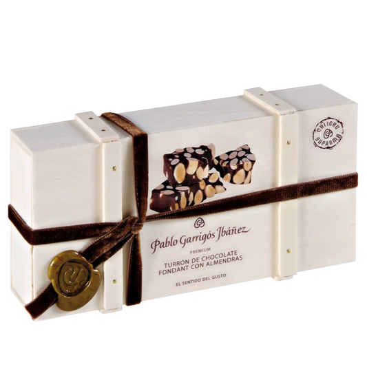 Pablo Garrigós Ibáñez - Dark Chocolate Turrón with Almonds Premium (300g)