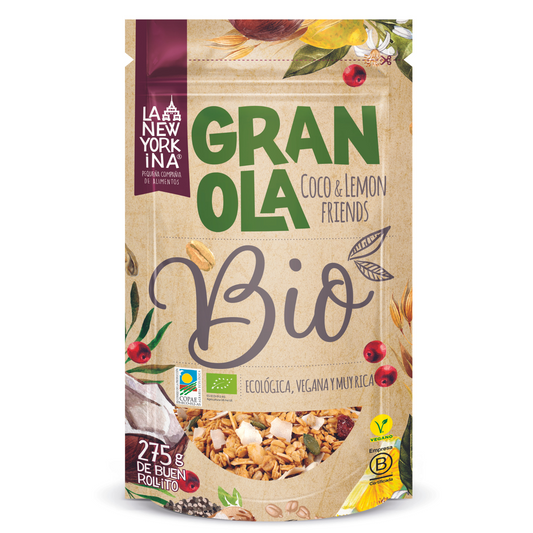 Granola Coconut & Lemon Friends - LA NEWYORKINA- 275g