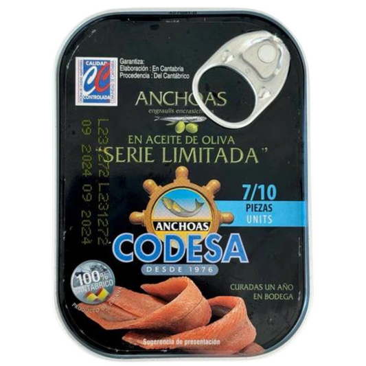 CODESA Anchovies in Olive Oil (7- 10 pieces) - Limited Series (55g)