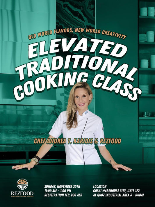 OLD WORLD FLAVORS, NEW WORLD CREATIVITY ELEVATED COOKING CLASS TRADITIONAL
